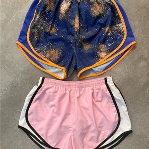 Nike Dri-FIT Pink & Blue Athletic Shorts Size Small